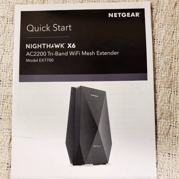 Netgear Nighthawk X6 EX7700 AC2200 Tri-Band WiFi Mesh Range Extender - Picture 3 of 7